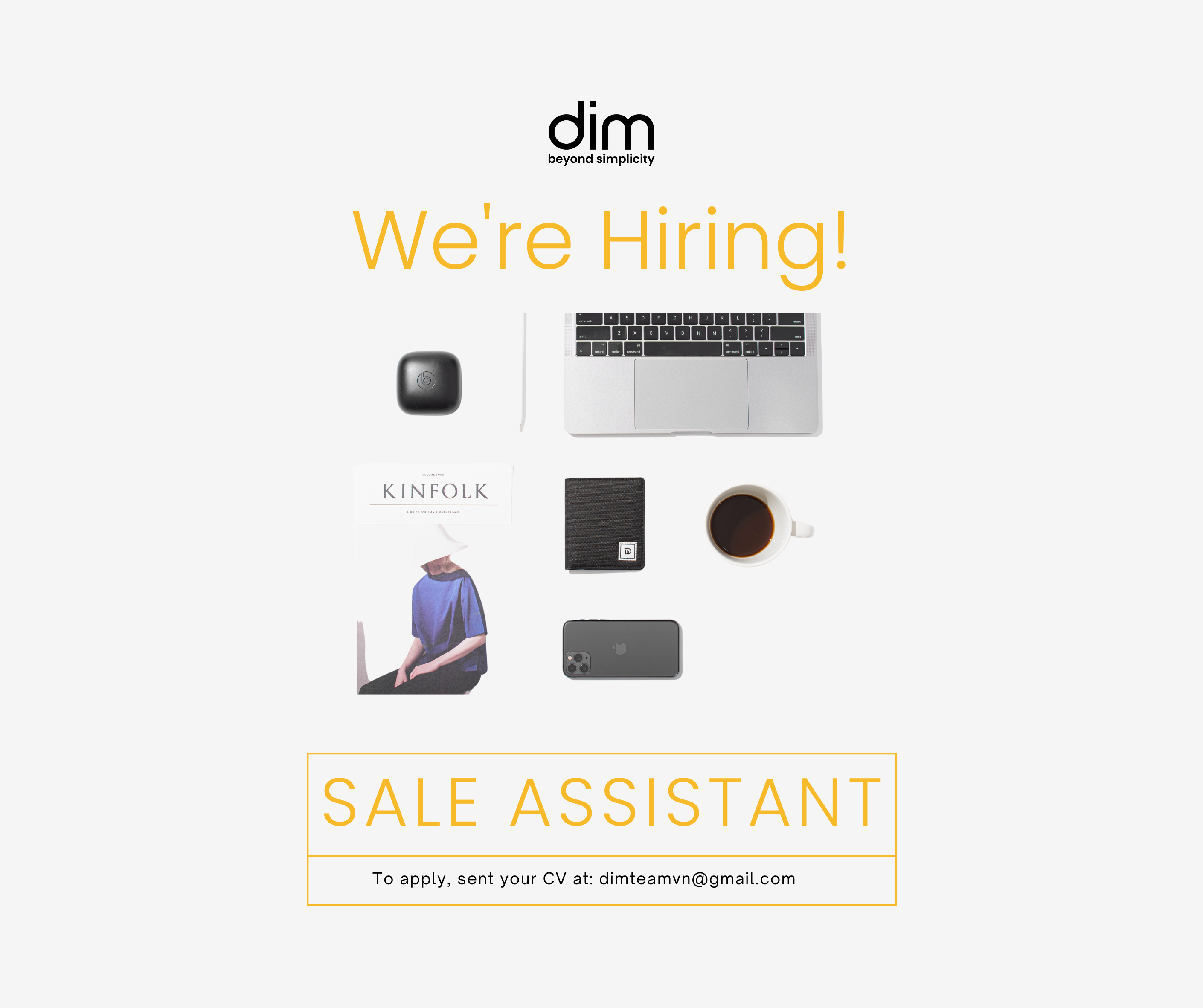 SALE ASSISTANT - DIM TUYỂN DỤNG